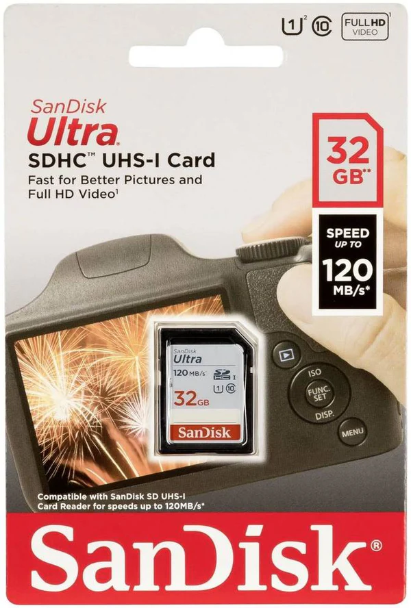 SANDISK 32G SD CL10 ULTRA 120MB thumbnail 4