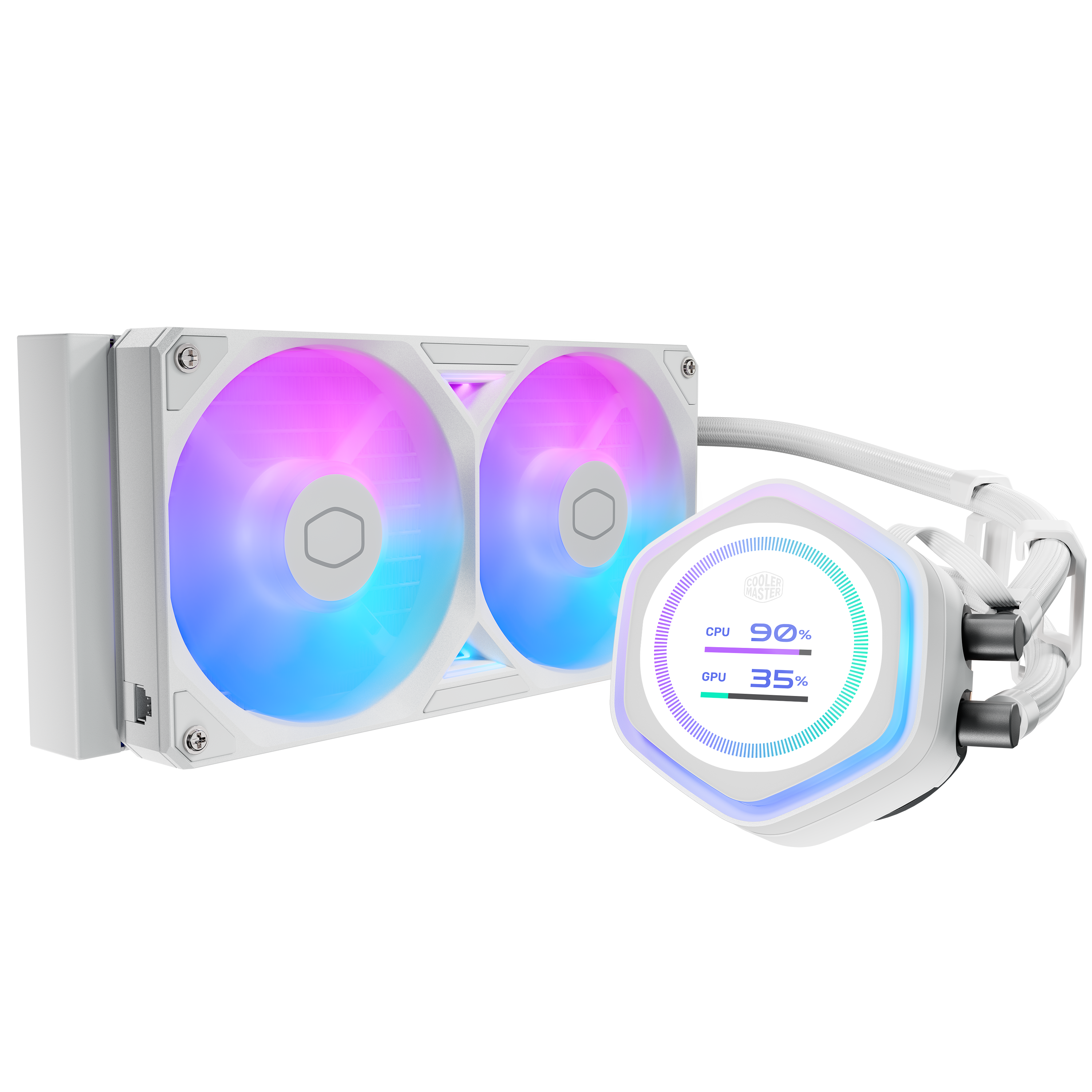 Cooler Master MASTERLIQUID ATMOS II 240 LCD WHITE