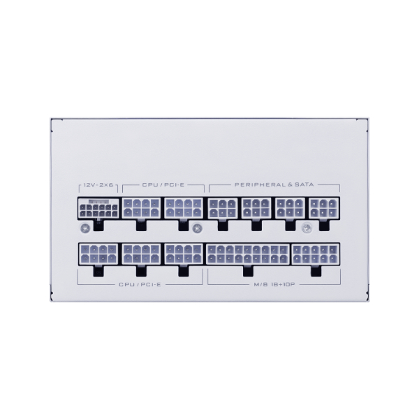 LIAN LI SX PLATINUM SERIES 850W PSU ATX3.1 WHITE thumbnail 3