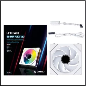 LIAN LI UNI FAN SL-INF FLEX WIRELESS 120MM*1 WHITE thumbnail 5