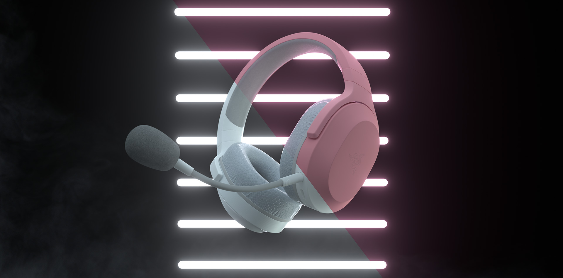 RAZER BARRACUDA WIRELESS MULTI-PALT. QUARTZ HEADSET