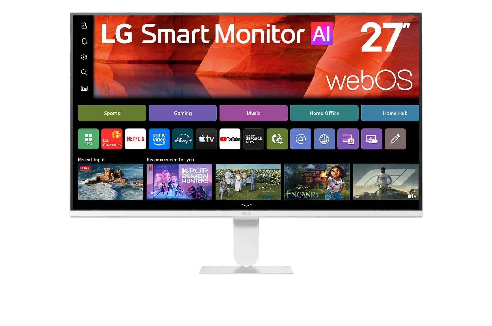 LG 27U511SB-W 27" IPS SMART MONITOR